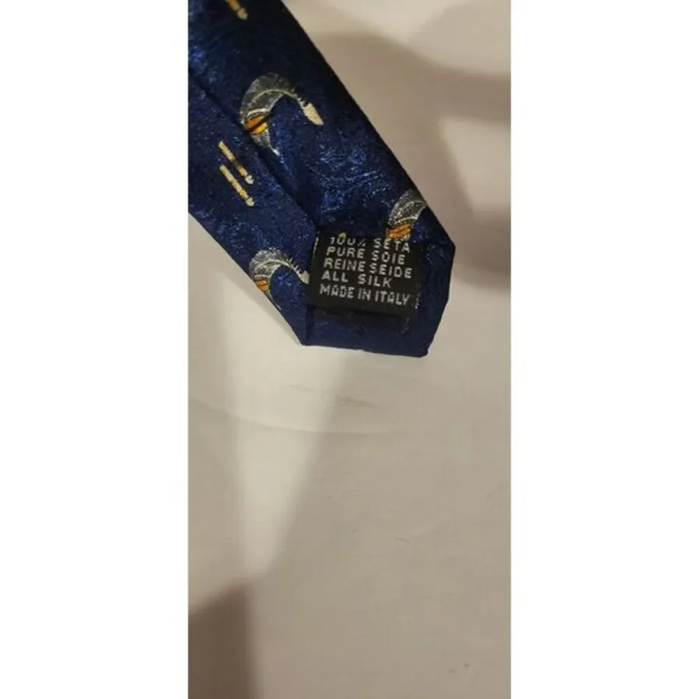 Venezia By Italy Lavoraxione‎ Antigianale Mens Neck Tie Gondola Boat.
